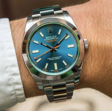 rolex milgauss measurements